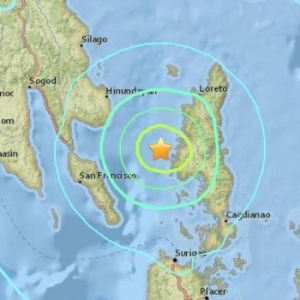 菲律賓萊特島東南部海域發生5.6級地震
