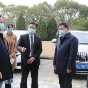 如愛隔疫情，病毒皆可滅——政府領導調研崇佑集團復工復產情況