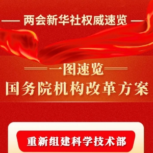 重磅！一圖速覽國務(wù)院機(jī)構(gòu)改革方案