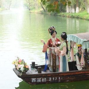 浙江杭州：西溪濕地花朝節(jié)開(kāi)啟 再現(xiàn)傳統(tǒng)水鄉(xiāng)習(xí)俗